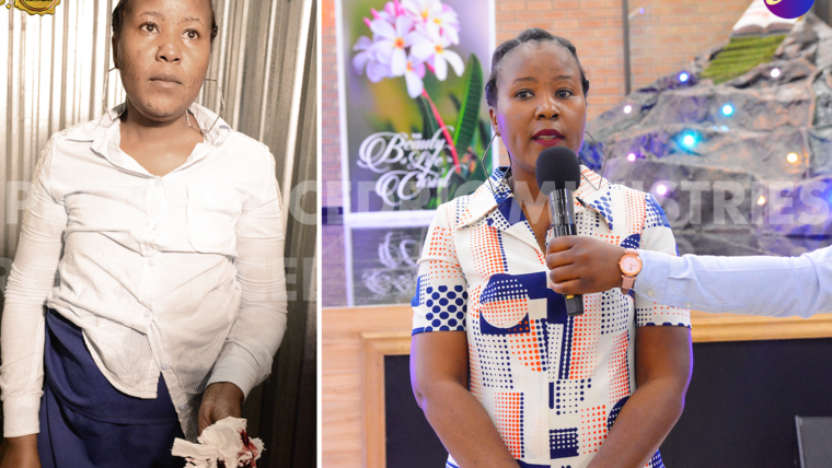FIBROIDS GUSH OUT AS THE PROPHET MINISTERS PRAYER