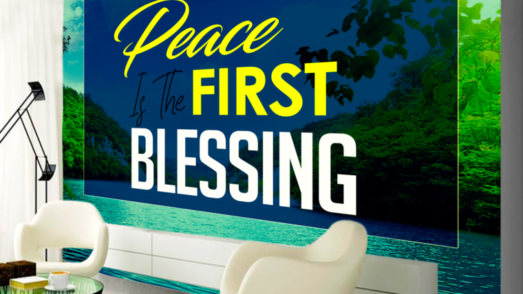 PEACE IS THE FIRST BLESSING| SERMON BY PROPHET CEDRIC
