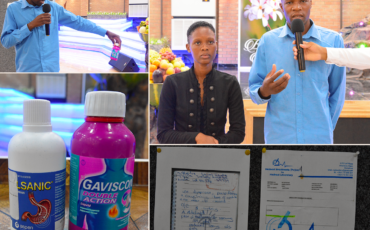 GASTRIC ULCERS HEALED THROUGH THE LIVING WATER!
