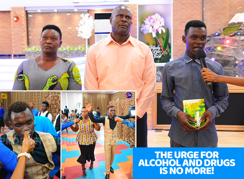 THE URGE FOR ALCOHOL AND DRUGS IS NO MORE!